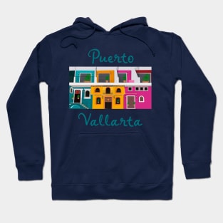 Zona Romantica Puerto Vallarta Hoodie